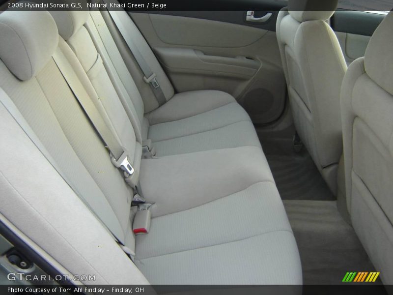 Natural Khaki Green / Beige 2008 Hyundai Sonata GLS