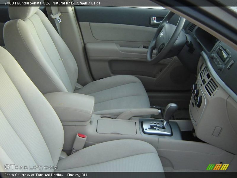 Natural Khaki Green / Beige 2008 Hyundai Sonata GLS