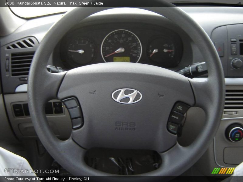Natural Khaki Green / Beige 2008 Hyundai Sonata GLS