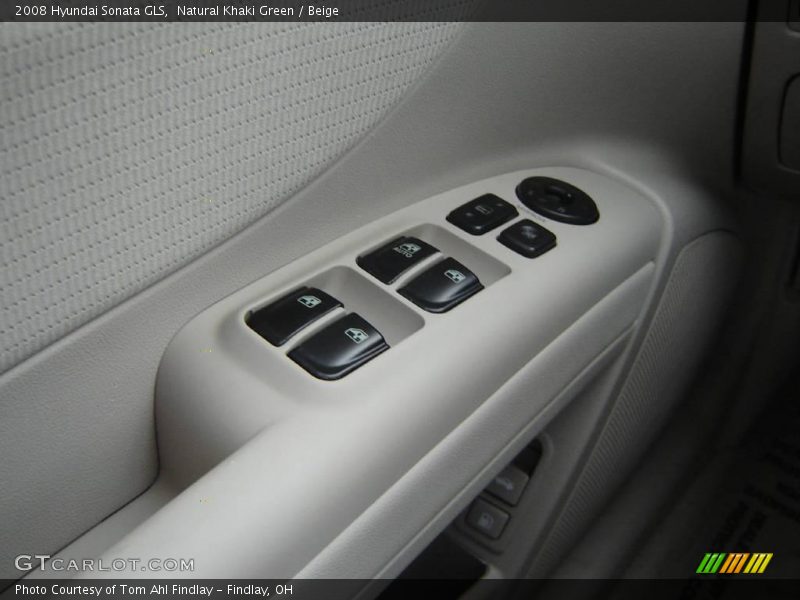 Natural Khaki Green / Beige 2008 Hyundai Sonata GLS