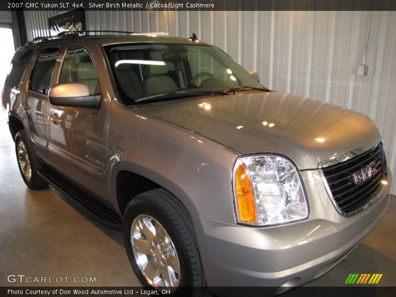 Silver Birch Metallic / Cocoa/Light Cashmere 2007 GMC Yukon SLT 4x4