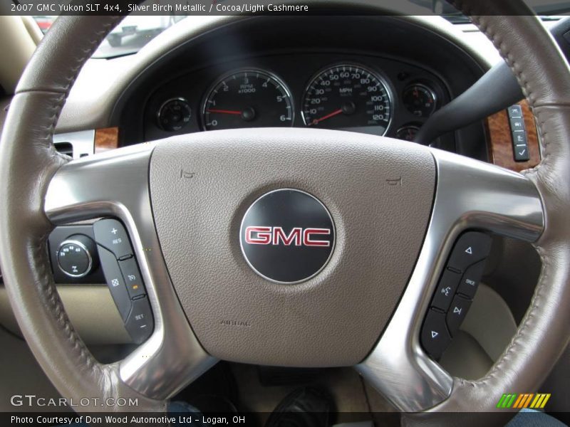Silver Birch Metallic / Cocoa/Light Cashmere 2007 GMC Yukon SLT 4x4