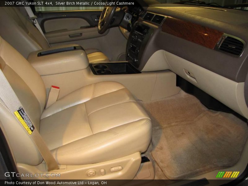 Silver Birch Metallic / Cocoa/Light Cashmere 2007 GMC Yukon SLT 4x4