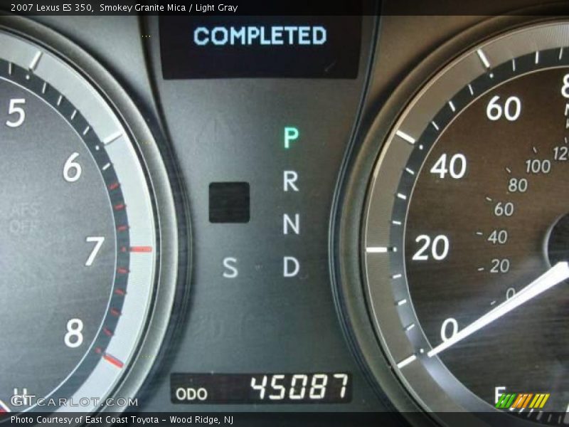 Smokey Granite Mica / Light Gray 2007 Lexus ES 350