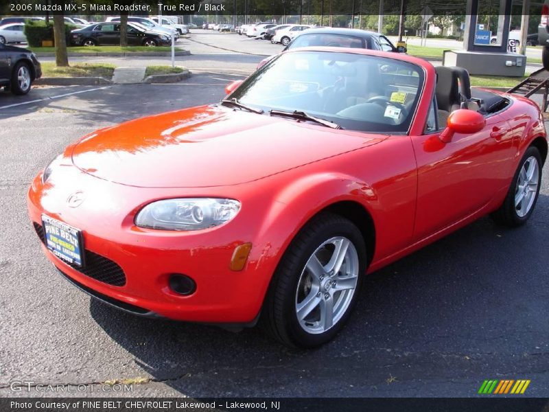True Red / Black 2006 Mazda MX-5 Miata Roadster