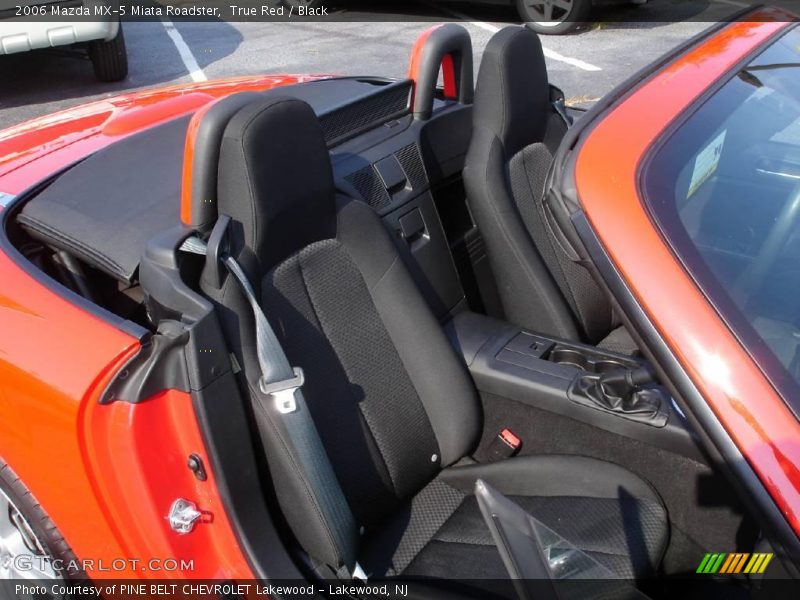True Red / Black 2006 Mazda MX-5 Miata Roadster