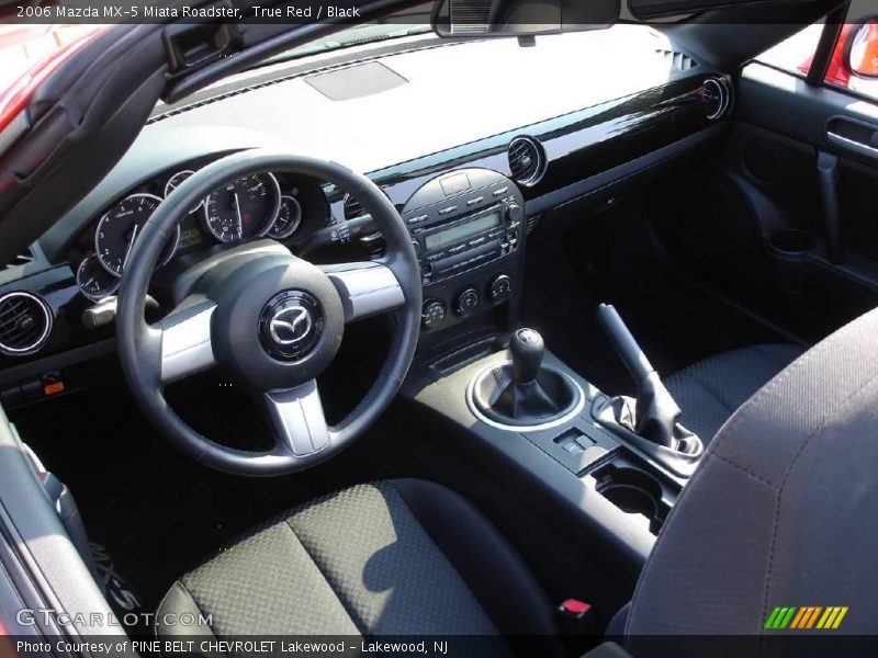 True Red / Black 2006 Mazda MX-5 Miata Roadster