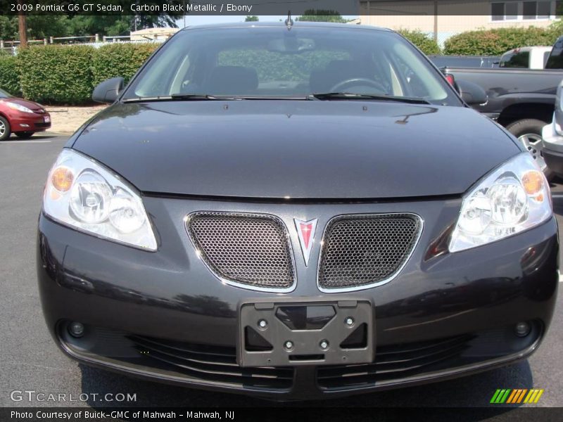 Carbon Black Metallic / Ebony 2009 Pontiac G6 GT Sedan