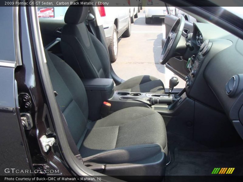Carbon Black Metallic / Ebony 2009 Pontiac G6 GT Sedan