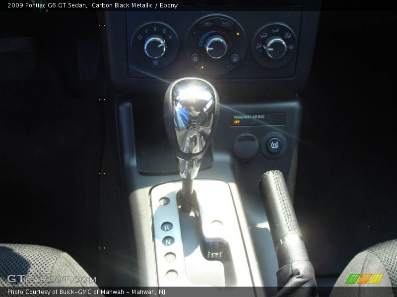 Carbon Black Metallic / Ebony 2009 Pontiac G6 GT Sedan