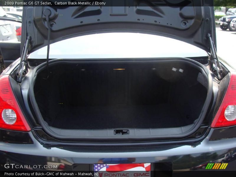 Carbon Black Metallic / Ebony 2009 Pontiac G6 GT Sedan