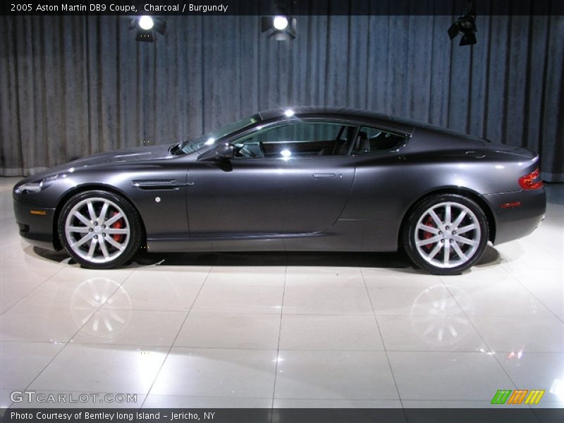 Charcoal / Burgundy 2005 Aston Martin DB9 Coupe