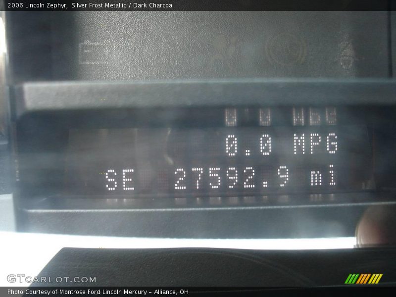Silver Frost Metallic / Dark Charcoal 2006 Lincoln Zephyr