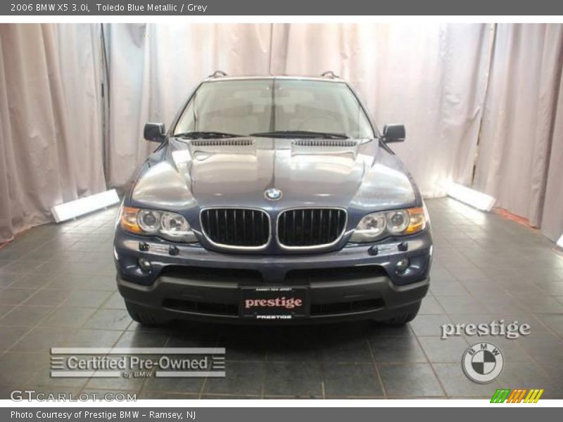 Toledo Blue Metallic / Grey 2006 BMW X5 3.0i