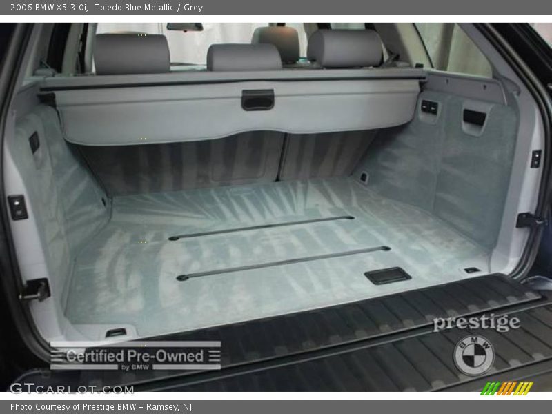 Toledo Blue Metallic / Grey 2006 BMW X5 3.0i