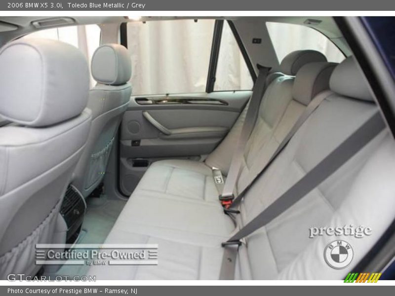 Toledo Blue Metallic / Grey 2006 BMW X5 3.0i
