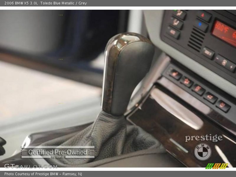Toledo Blue Metallic / Grey 2006 BMW X5 3.0i