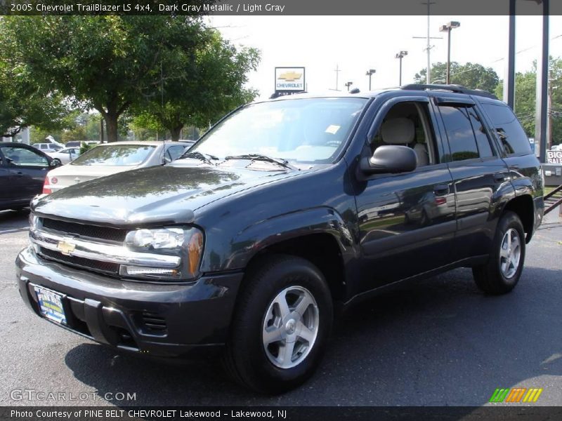Dark Gray Metallic / Light Gray 2005 Chevrolet TrailBlazer LS 4x4