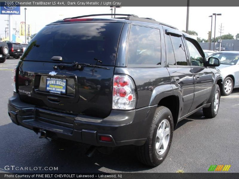Dark Gray Metallic / Light Gray 2005 Chevrolet TrailBlazer LS 4x4