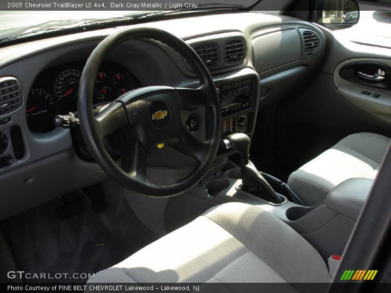 Dark Gray Metallic / Light Gray 2005 Chevrolet TrailBlazer LS 4x4