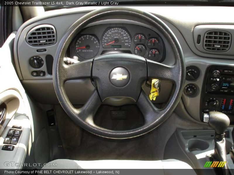 Dark Gray Metallic / Light Gray 2005 Chevrolet TrailBlazer LS 4x4