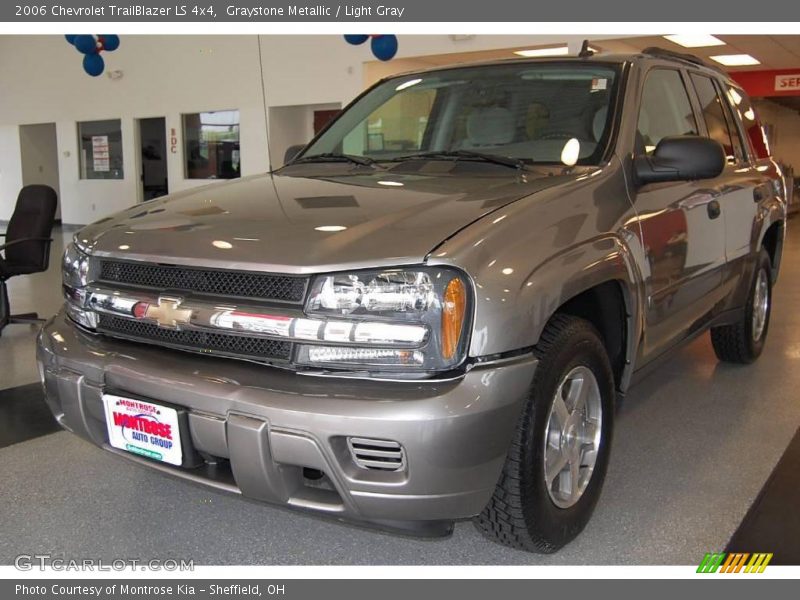 Graystone Metallic / Light Gray 2006 Chevrolet TrailBlazer LS 4x4