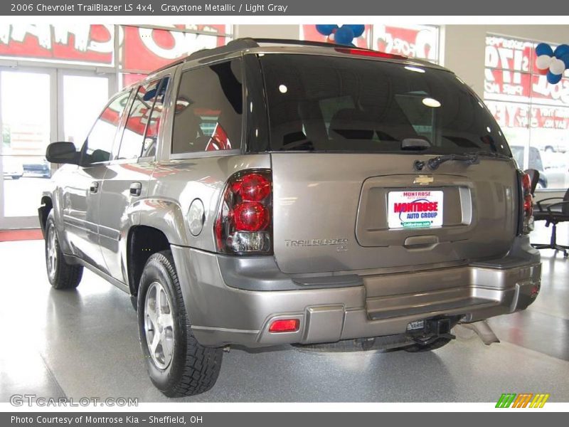 Graystone Metallic / Light Gray 2006 Chevrolet TrailBlazer LS 4x4