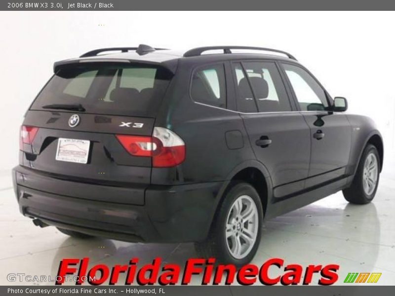 Jet Black / Black 2006 BMW X3 3.0i