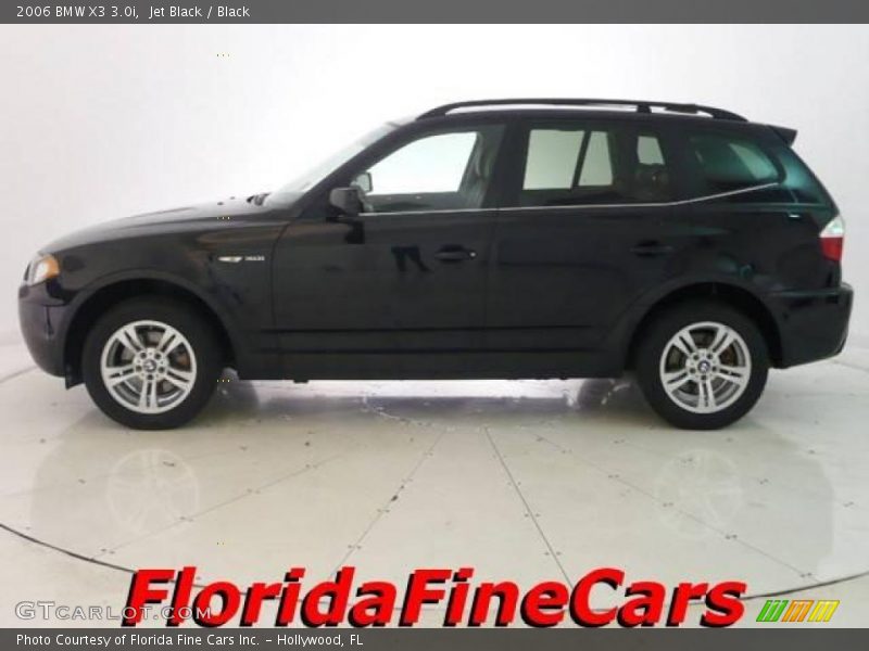 Jet Black / Black 2006 BMW X3 3.0i