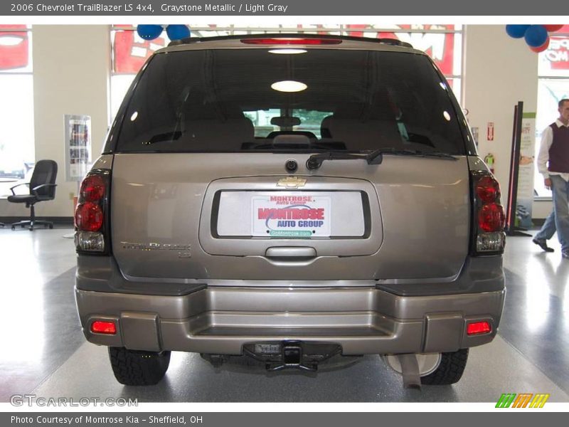 Graystone Metallic / Light Gray 2006 Chevrolet TrailBlazer LS 4x4