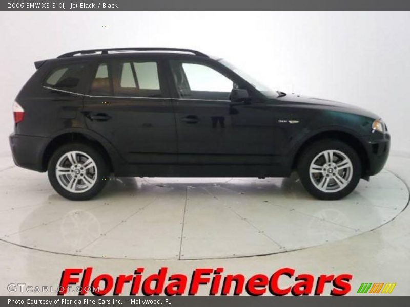 Jet Black / Black 2006 BMW X3 3.0i