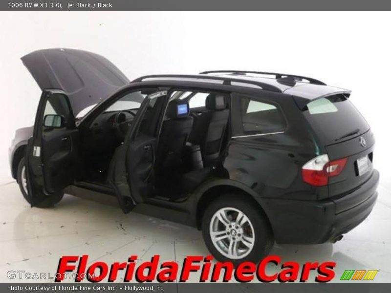Jet Black / Black 2006 BMW X3 3.0i