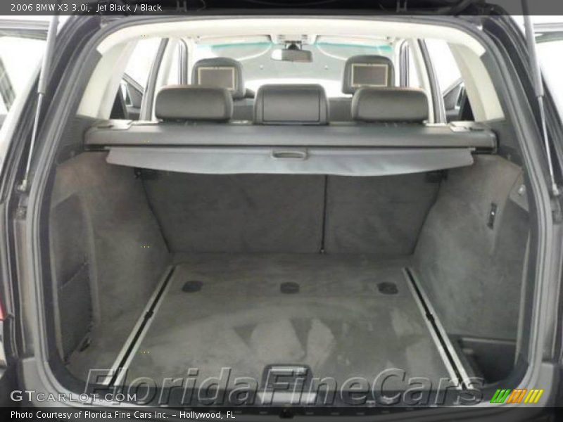 Jet Black / Black 2006 BMW X3 3.0i