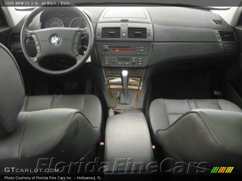 Jet Black / Black 2006 BMW X3 3.0i