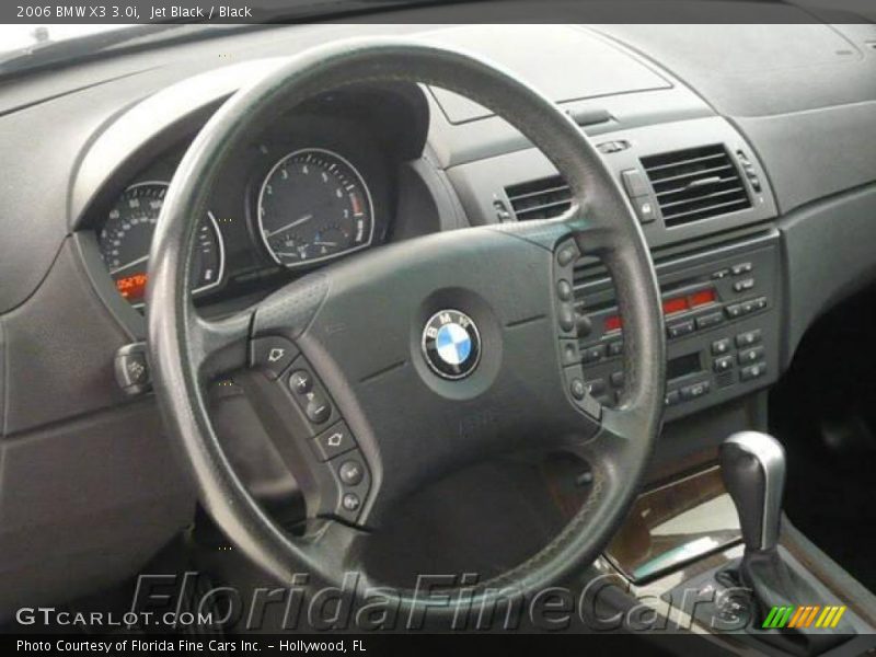 Jet Black / Black 2006 BMW X3 3.0i