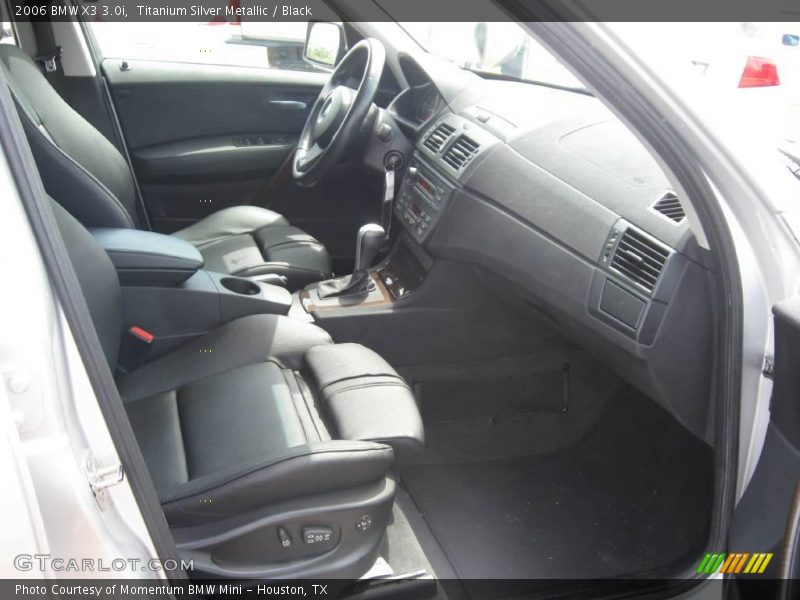 Titanium Silver Metallic / Black 2006 BMW X3 3.0i