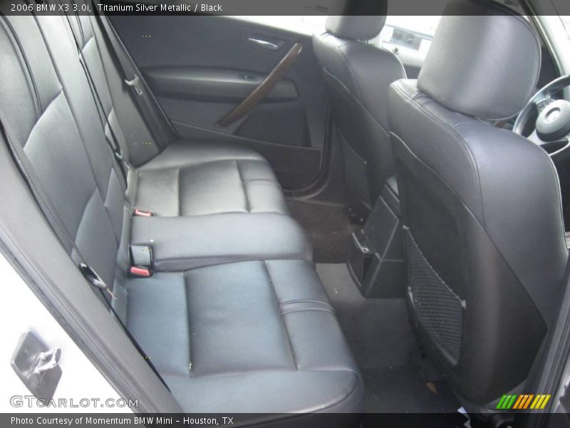 Titanium Silver Metallic / Black 2006 BMW X3 3.0i