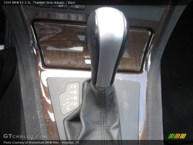 Titanium Silver Metallic / Black 2006 BMW X3 3.0i