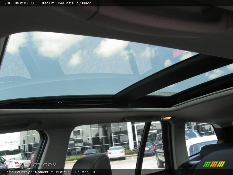 Titanium Silver Metallic / Black 2006 BMW X3 3.0i