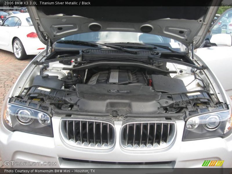 Titanium Silver Metallic / Black 2006 BMW X3 3.0i