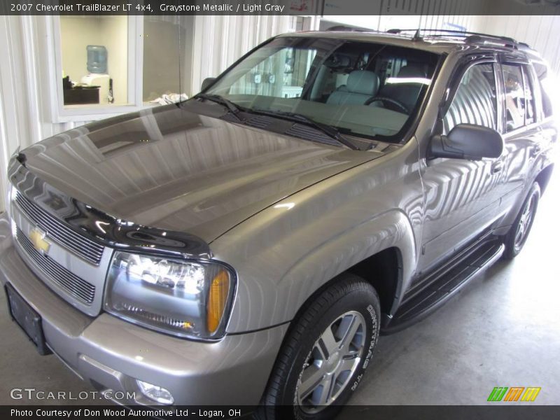 Graystone Metallic / Light Gray 2007 Chevrolet TrailBlazer LT 4x4