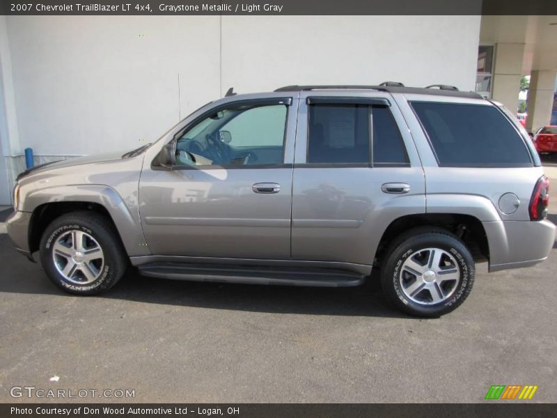 Graystone Metallic / Light Gray 2007 Chevrolet TrailBlazer LT 4x4