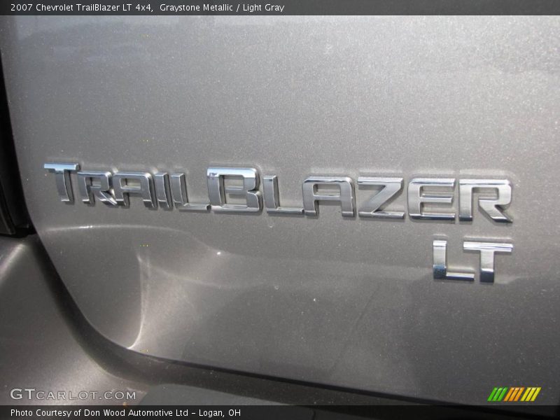 Graystone Metallic / Light Gray 2007 Chevrolet TrailBlazer LT 4x4