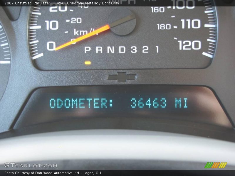 Graystone Metallic / Light Gray 2007 Chevrolet TrailBlazer LT 4x4
