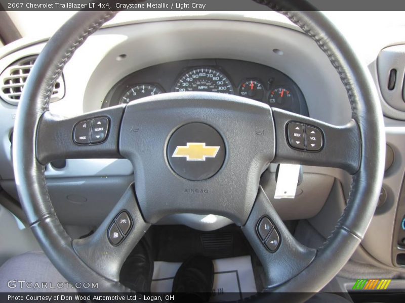 Graystone Metallic / Light Gray 2007 Chevrolet TrailBlazer LT 4x4
