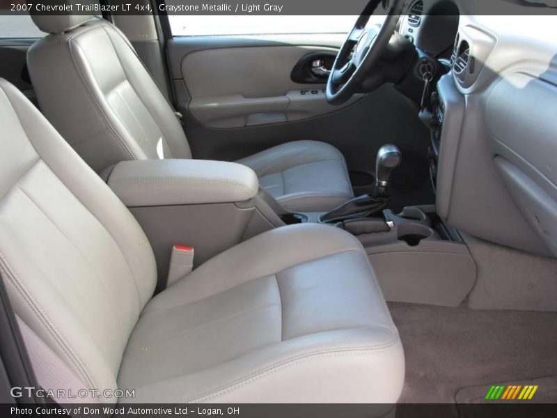 Graystone Metallic / Light Gray 2007 Chevrolet TrailBlazer LT 4x4