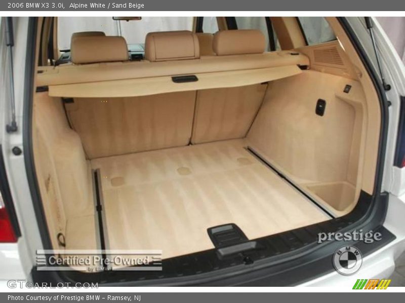 Alpine White / Sand Beige 2006 BMW X3 3.0i