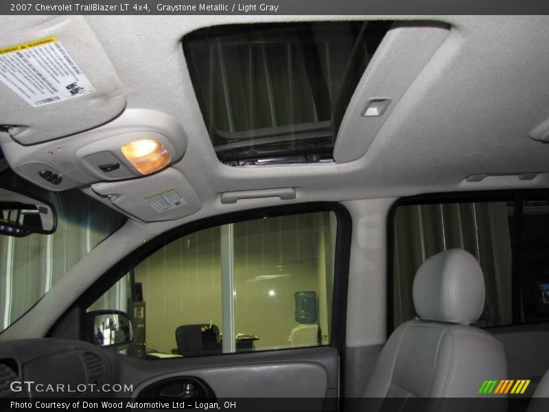 Graystone Metallic / Light Gray 2007 Chevrolet TrailBlazer LT 4x4