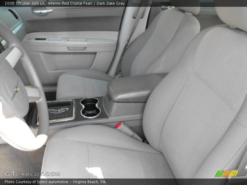 Inferno Red Crystal Pearl / Dark Slate Gray 2008 Chrysler 300 LX