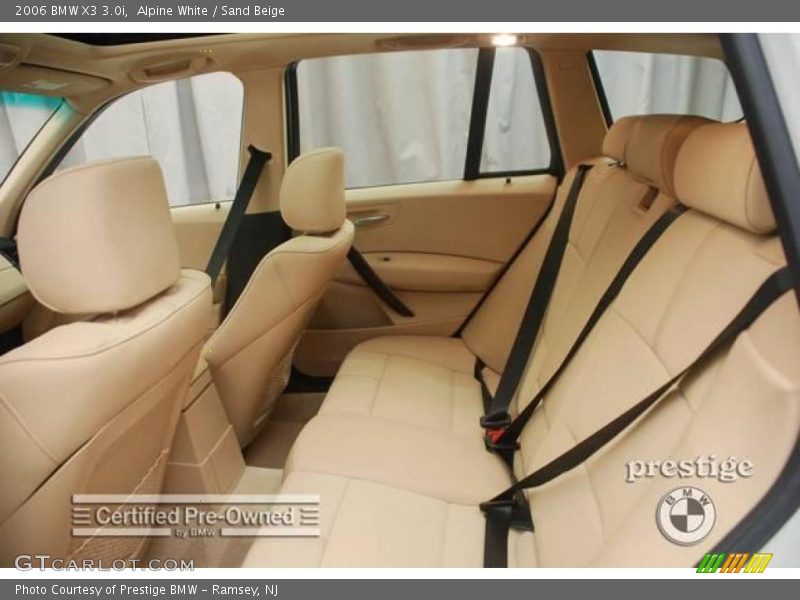 Alpine White / Sand Beige 2006 BMW X3 3.0i